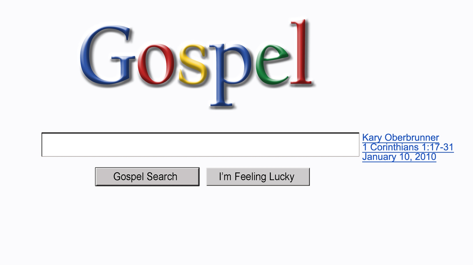Gospel-google for insert