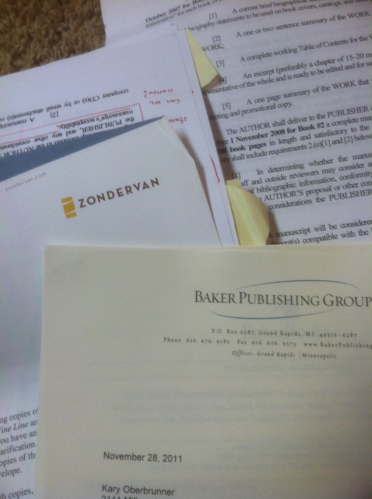 my acceptance letter from publishers